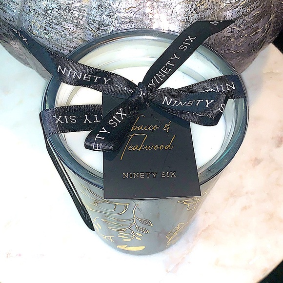 DW HOME CANDLE TOBACCO & TEAKWOOD 96 COLLECTION 11.4OZ 1 WICK RICHLY SCENTED - Picture 2 of 5